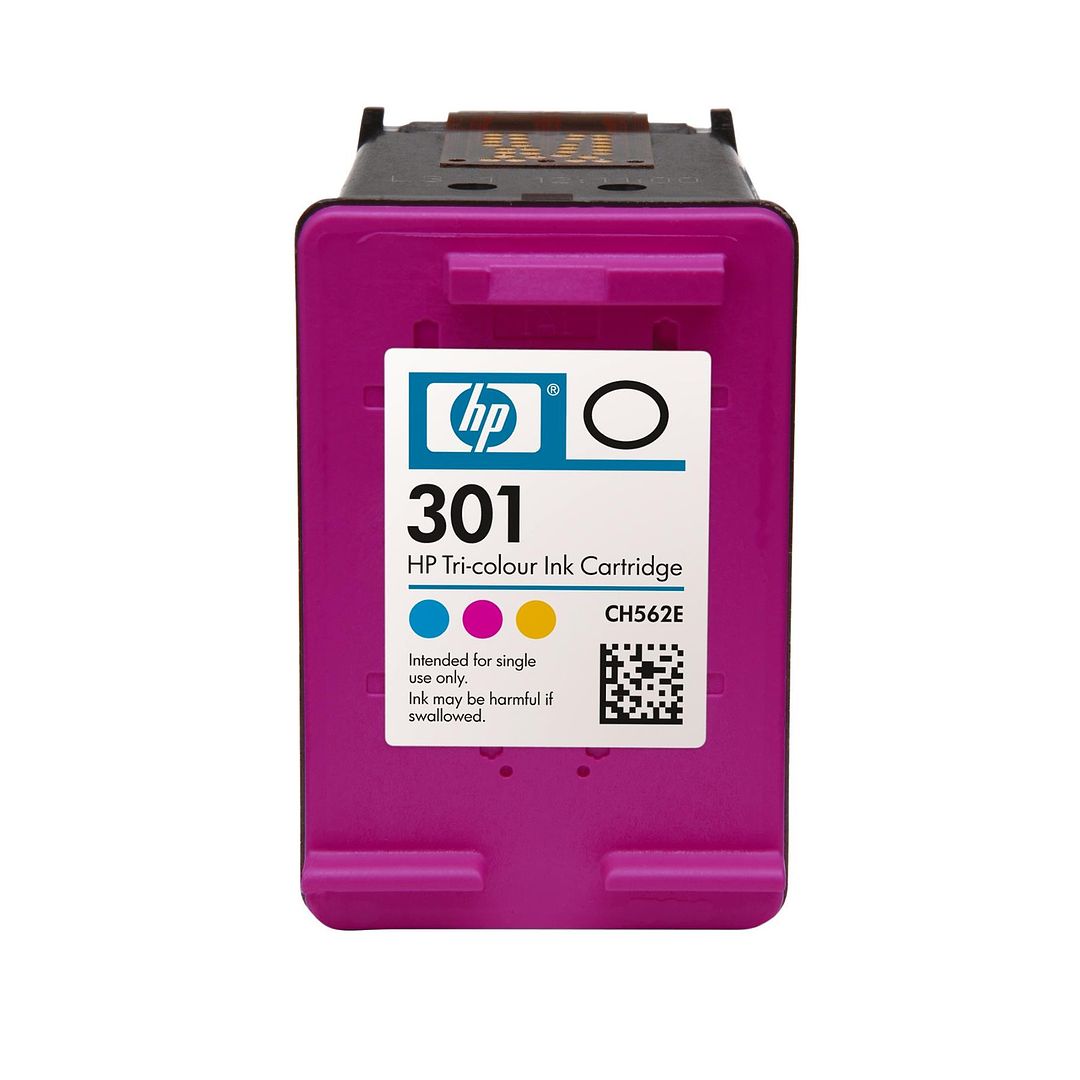 New Original Hp 301 Tri Colour Ink Cartridge For Deskjet 1050 2050 2050 Ebay 2129